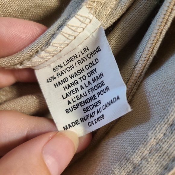 Current linen blend dress, sz 8 - Picture 4 of 5